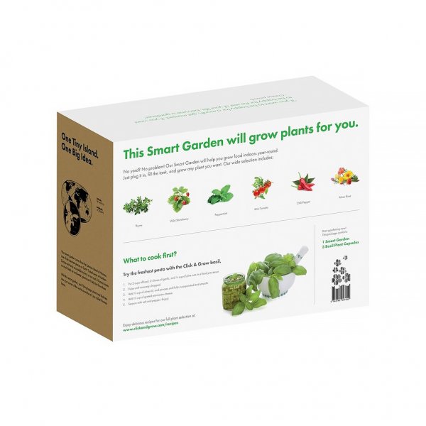 Click and Grow Smart Garden 3 Start kit Mörkgrå