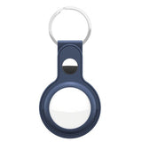 KeyBudz AirTag Hållare 2-pack Läder Blå