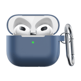 KeyBudz PodSkinz Elevate Series Airpod 3 Skal Silikon Blå