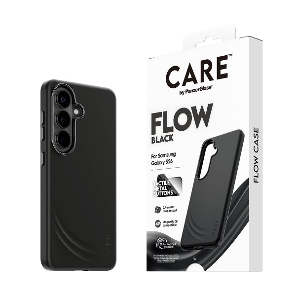 CARE by PanzerGlass Samsung Galaxy S26 Skal Flow MagSafe Svart