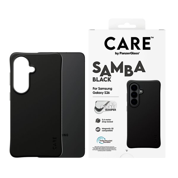 CARE by PanzerGlass Samsung Galaxy S26 Skal Samba MagSafe Svart
