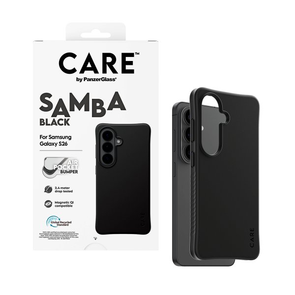 CARE by PanzerGlass Samsung Galaxy S26 Skal Samba MagSafe Svart