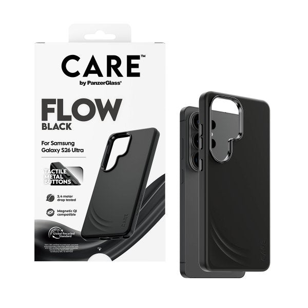 CARE by PanzerGlass Samsung Galaxy S26 Ultra Skal Flow MagSafe Svart