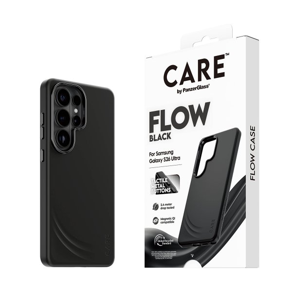 CARE by PanzerGlass Samsung Galaxy S26 Ultra Skal Flow MagSafe Svart