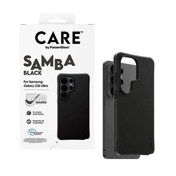 CARE by PanzerGlass Samsung Galaxy S26 Ultra Skal Samba MagSafe Svart