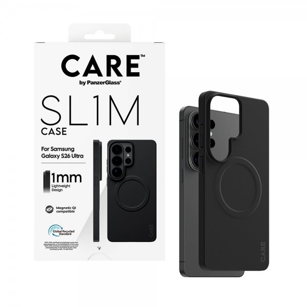 CARE by PanzerGlass Samsung Galaxy S26 Ultra Skal SL1M Svart