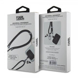 Karl Lagerfeld Crossbody Strap Cord Ikonik Svart