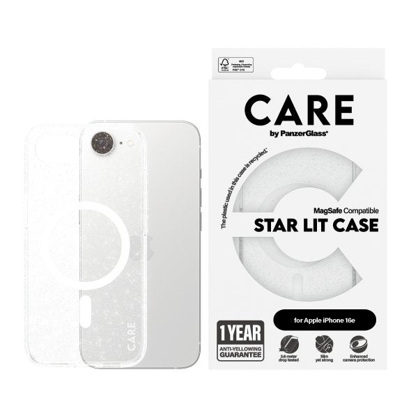 CARE by PanzerGlass iPhone 16e/17e Skal Urban Combat MagSafe Star Lit