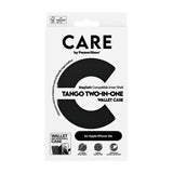 CARE by PanzerGlass iPhone 16e/17e Fodral Tango Two-in-One Wallet MagSafe Svart