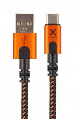 Xtorm Xtreme USB-A to USB-C Kabel 1.5m Svart Orange