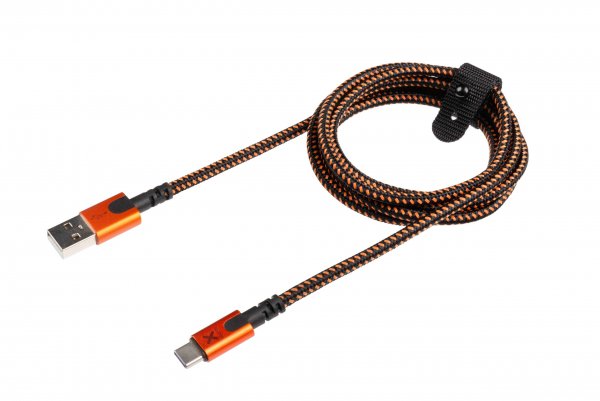 Xtorm Xtreme USB-A to USB-C Kabel 1.5m Svart Orange