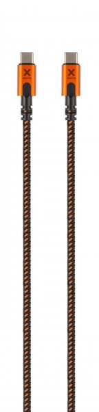 Xtorm Xtreme USB-C to USB-C PD Kabel 1.5m Svart Orange