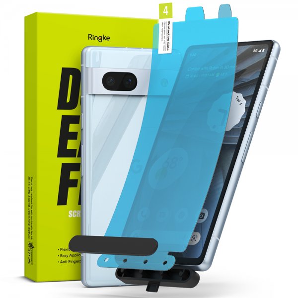 Ringke Google Pixel 7a Skärmskydd Dual Easy Film 2-pack