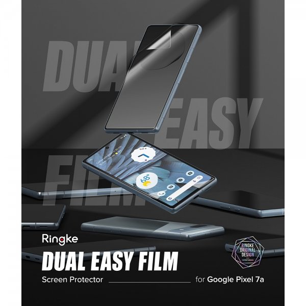 Ringke Google Pixel 7a Skärmskydd Dual Easy Film 2-pack