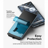 Ringke Google Pixel 7a Skärmskydd Dual Easy Film 2-pack