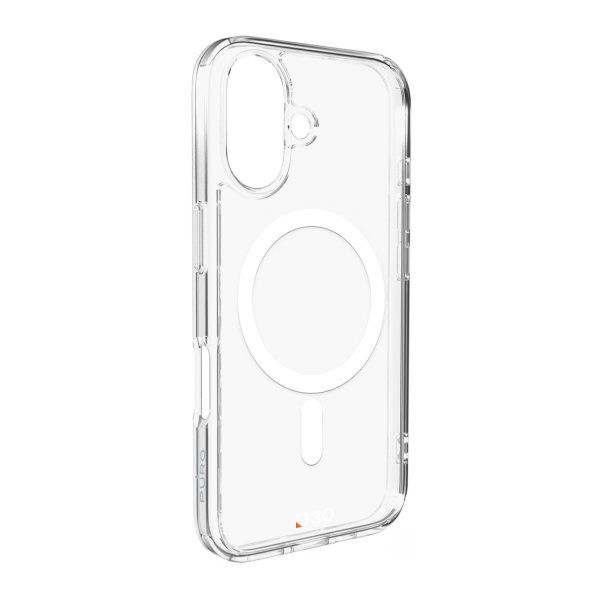 Puro iPhone 16 Plus Skal Impact Clear D3O MagSafe Transparent