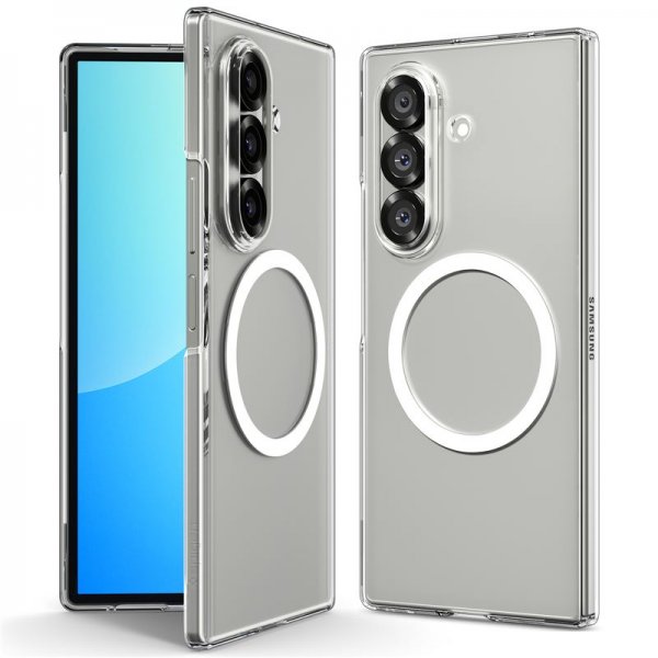 Spigen Samsung Galaxy Z Fold 7 Skal Air Skin MagFit Clear White