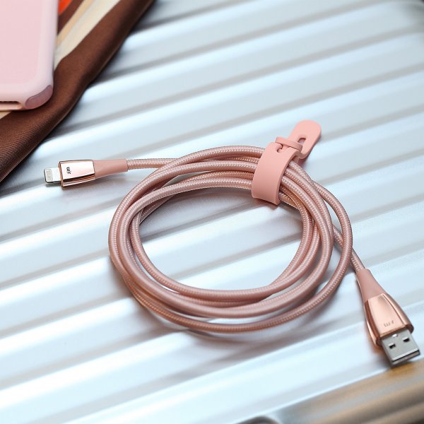 Just Mobile Kabel ZinCable USB-A/Lightning 1.5m Roseguld