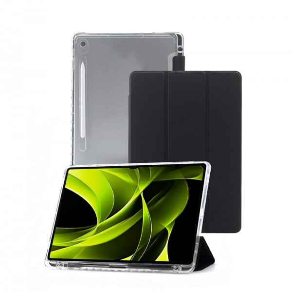 Mobile Origin Samsung Galaxy Tab S10 FE Plus Fodral Easy Tablet Case Transparent Svart