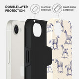 Burga iPhone 16e/iPhone 17e Skal Tough MagSafe Derby Race