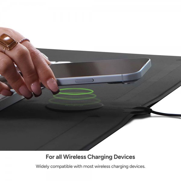ZAGG Musmatta Desk Mat with Wireless Charging