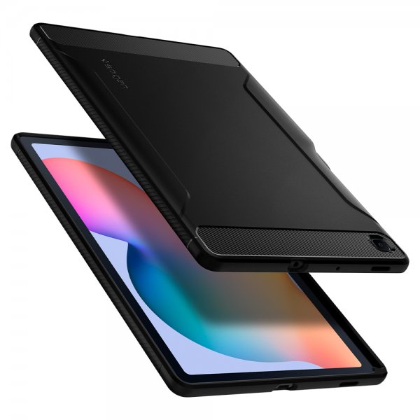 Spigen Samsung Galaxy Tab S6 Lite Skal Rugged Armor Svart