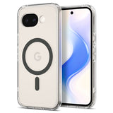 Spigen Google Pixel 10a Skal Ultra Hybrid MagFit Clear Graphite