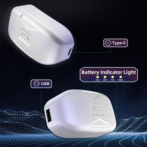 Devaso PlayStation 5 Kontroll Powerbank 6000 mAh