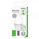 Deltaco Smart Home Dimbar LED-lampa E14 WiFi 4.5W
