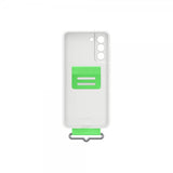 Samsung Original Galaxy S21 FE Skal Silicone Cover with Strap Vit