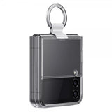 Samsung Original Galaxy Z Flip 4 Skal Clear Cover with Ring Transparent
