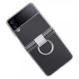 Samsung Original Galaxy Z Flip 4 Skal Clear Cover with Ring Transparent