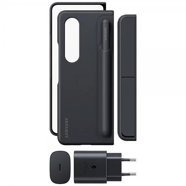 Samsung Original Galaxy Z Fold 4 Note Package Case + S Pen + 25W Travel Adapter