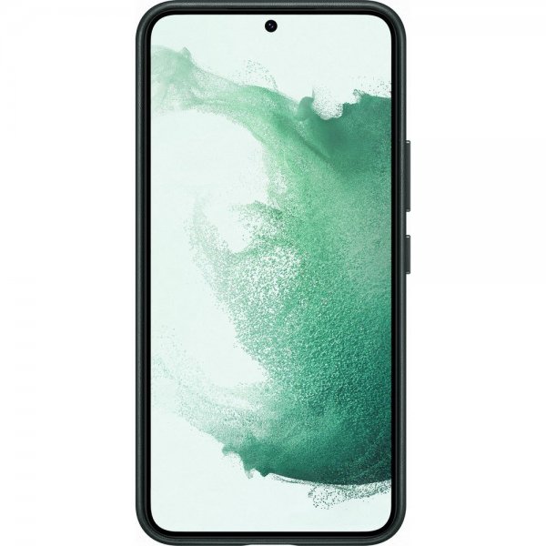 Samsung Original Galaxy S22 Skal Leather Cover Grön