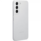 Samsung Original Galaxy S22 Skal Leather Cover Light Gray