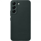Samsung Original Galaxy S22 Plus Skal Leather Cover Grön