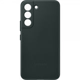 Samsung Original Galaxy S22 Plus Skal Leather Cover Grön