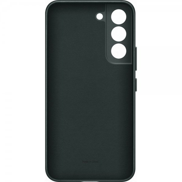 Samsung Original Galaxy S22 Plus Skal Leather Cover Grön