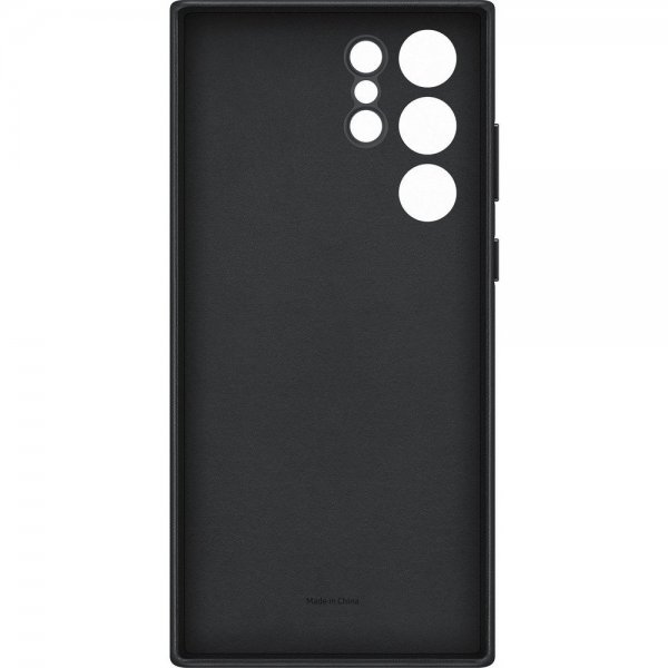 Samsung Original Galaxy S22 Ultra Skal Leather Cover Svart