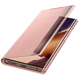 Samsung Original Galaxy Note 20 Ultra Fodral Clear View Cover Mystic Bronze