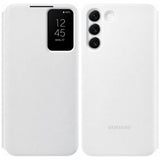Samsung Original Galaxy S22 Fodral Smart Clear View Cover Vit