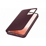 Samsung Original Galaxy S22 Plus Fodral Smart Clear View Cover Burgundy