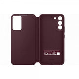Samsung Original Galaxy S22 Plus Fodral Smart Clear View Cover Burgundy
