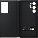 Samsung Original Galaxy S22 Ultra Fodral Smart Clear View Cover Svart