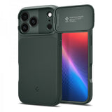 Spigen iPhone 17 Pro Skal Optik Armor MagFit Abyss Green