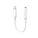 ALOGIC Elements Pro 10cm USB-C to 3.5mm Audio Adapter White