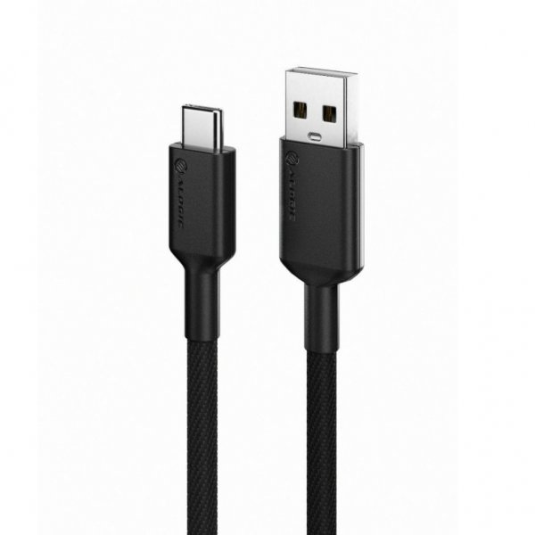 ALOGIC Kabel Elements Pro USB-A to USB-C Cable 1m Svart