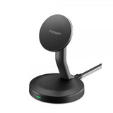 Spigen Essential 15W MagSafe-laddningsstativ Svart