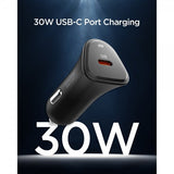 Spigen Essential Billaddare 30W USB-C Svart