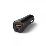 Spigen Essential Billaddare 48W 1xUSB-C 1xUSB-A Svart